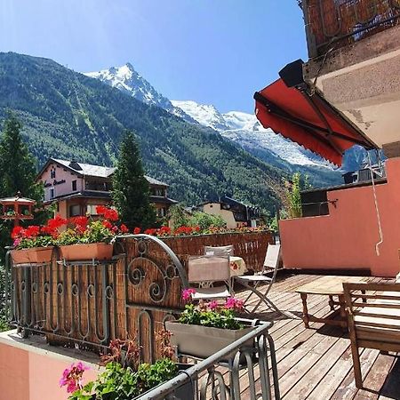 Chamonix Hyper Centre . Terrasse Vue Mont Blanc . Parking Daire Dış mekan fotoğraf